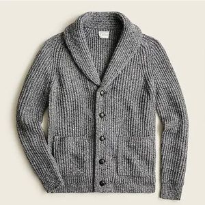 JCrew Rugged merino wool cardigan sweater - L - Like New!